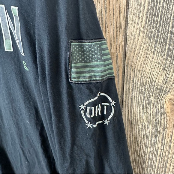 Oregon Ducks OHT Military Appreciation Guardian Pullover Hoodie Size XL Black - Picture 6 of 7